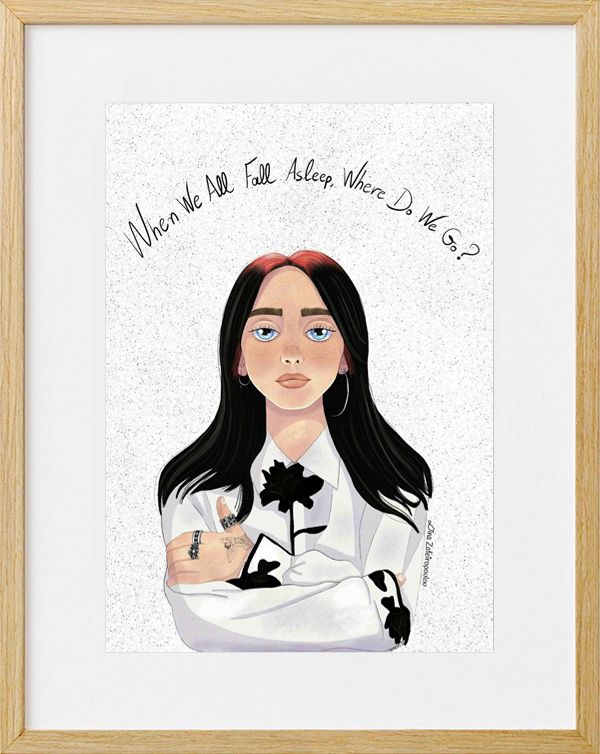 Billie Eilish illustration