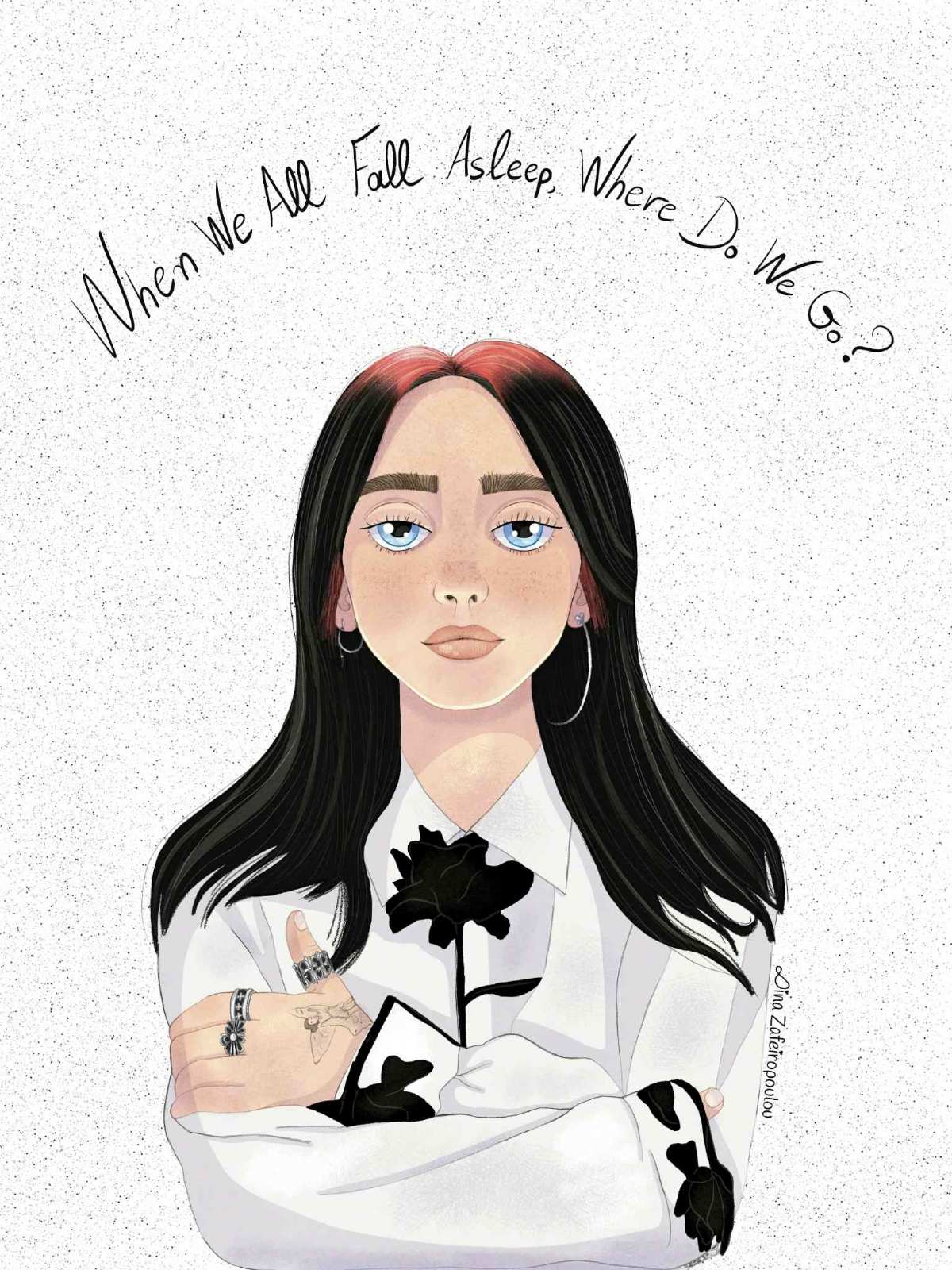 Billie Eilish illustration