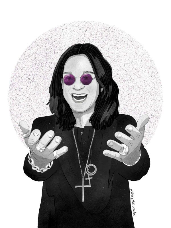 Ozzy Osbourne illustration