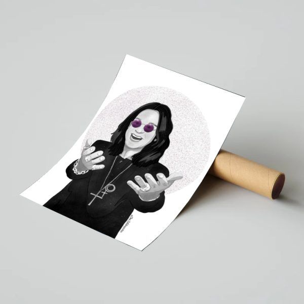 Ozzy Osbourne illustration